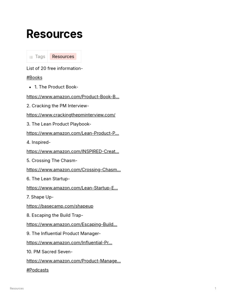 Resources | PDF