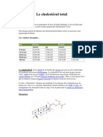 Le Cholestérol Total