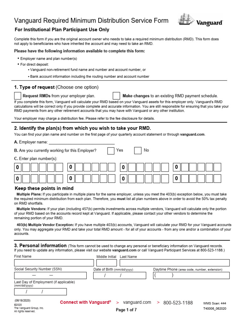Required Minimum Distribution T40006 | PDF | Income Tax In The United ...