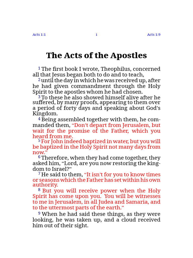 Overview of Acts: Early Church Events | PDF | Jesus | Paul The Apostle
