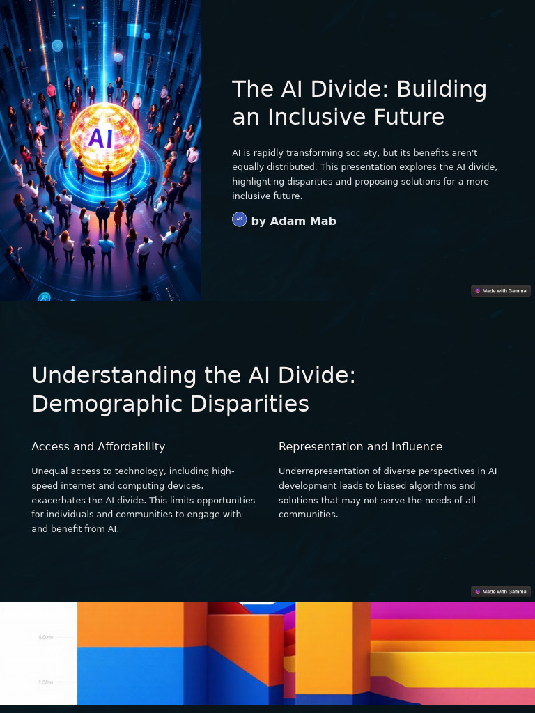 The AI Divide Building An Inclusive Future | PDF | Artificial ...