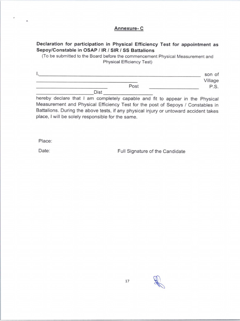 Declaration Form OSAP IRB SSB | PDF