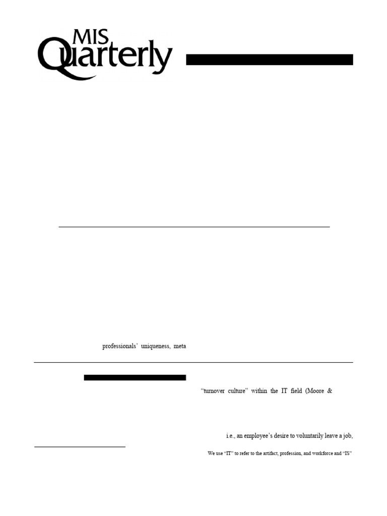 #1. IT Professional | PDF | Effect Size | Meta Analysis