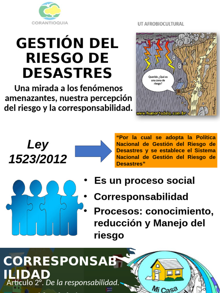 Gestión del Riesgo de Desastres en Colombia | PDF | Desastres naturales ...