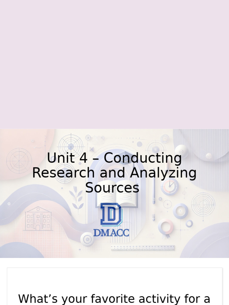 Research and Source Analysis Skills | PDF | Bias | Cognition