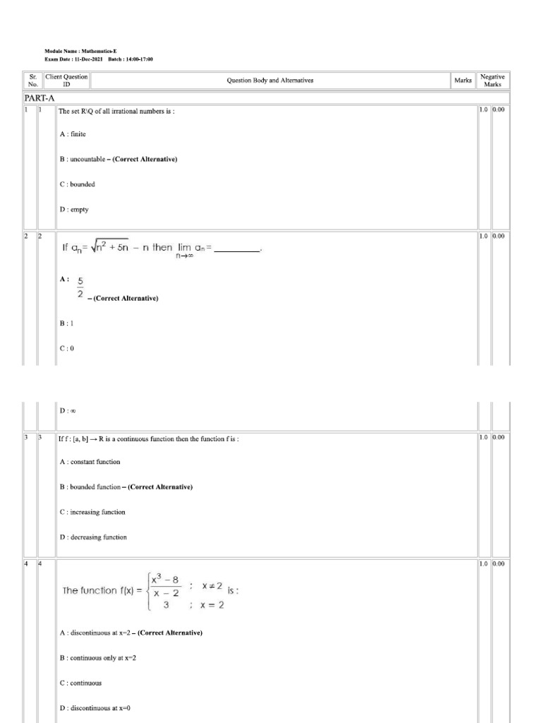 Question Paper | PDF