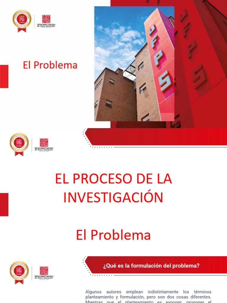 Formulación del Problema de Investigación | PDF | Hipótesis | Teoría