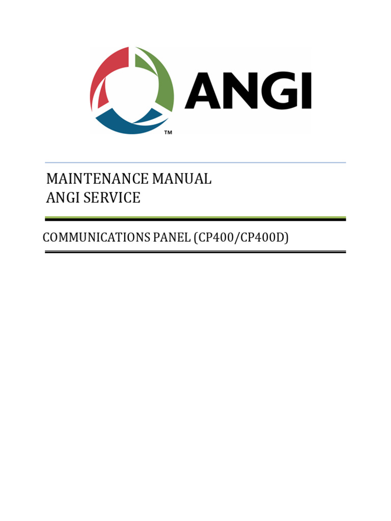 50389-02 CP400 or CP400D Maintenance V1.3 | PDF | Computer Network | Ip ...