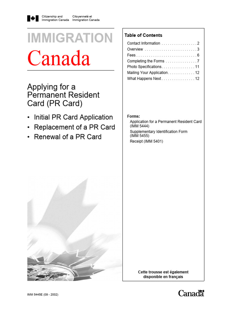 How to Apply for a PR Card in Canada | PDF | Payments | Notary Public