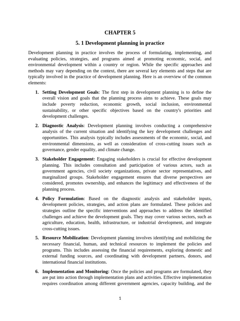 Regional Development Planning Insights | PDF | Sustainability | Poverty ...