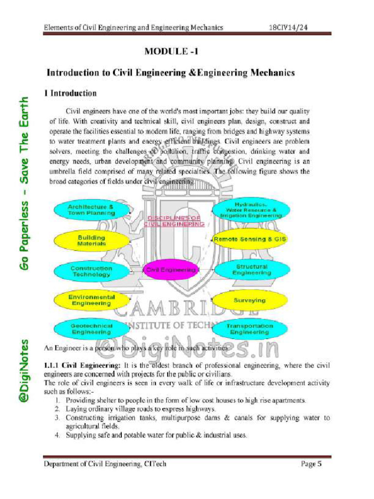 civil notess 5.8 mb | PDF | Water | Engineering