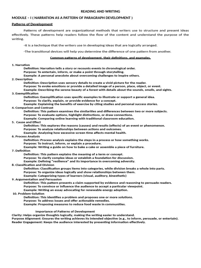 READING-AND-WRITING | PDF | Definition | Reason