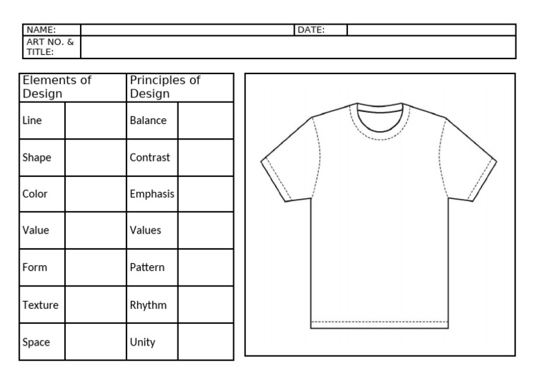 Principles of Design Elements Guide | PDF