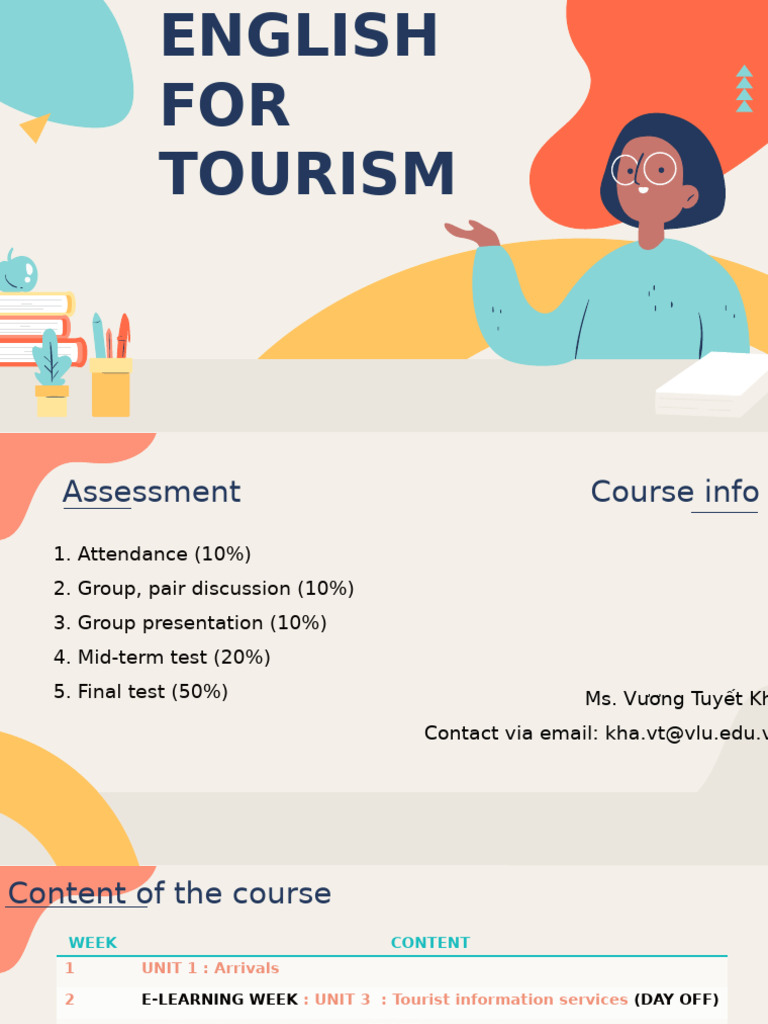 English for Tourism Course Overview | PDF