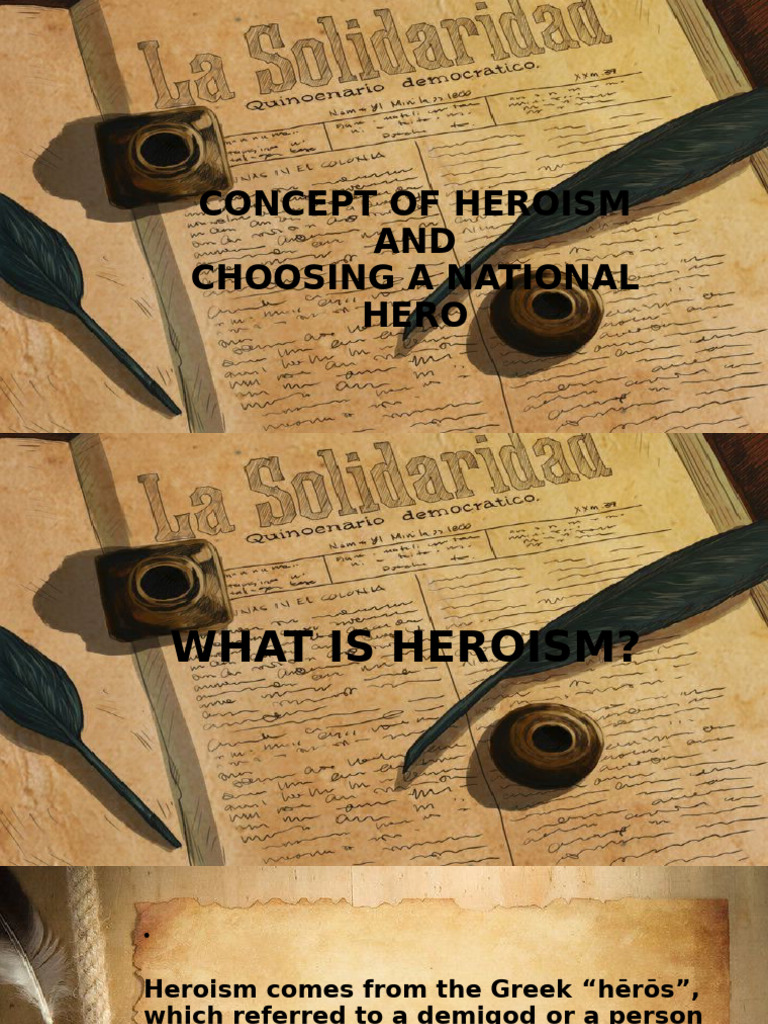 Understanding Heroism and National Heroes PDF Hero