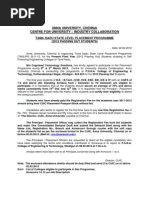 Cts Anna University Notification