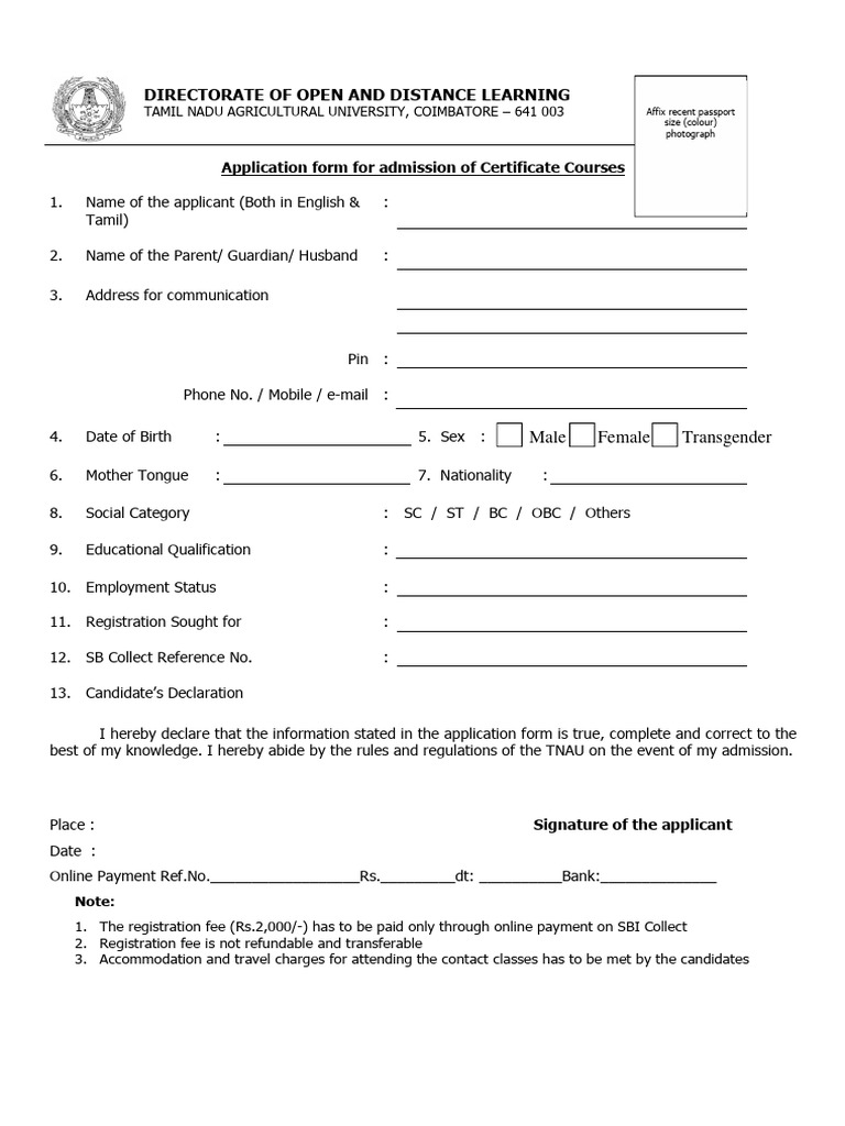 HOW CAN I WRITE APPLICATION FOR CERTIFICATE visual data 5