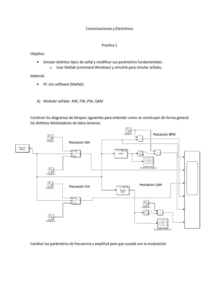 Simulación de Modulación y Demodulación en Matlab | PDF | Modulación ...
