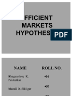 Efficient Markets Hypothesis