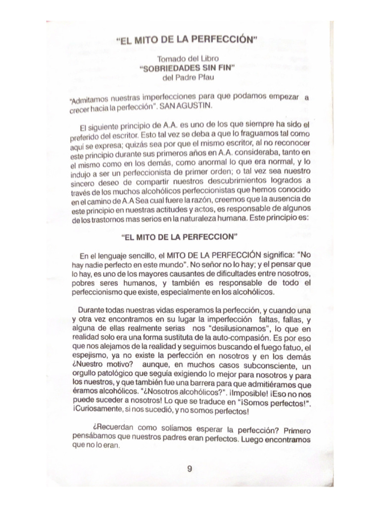 Aa - El Mito de La Perfección | PDF