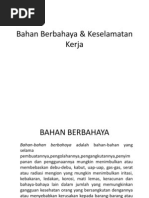 Bahan Berbahaya & Keselamatan Kerja