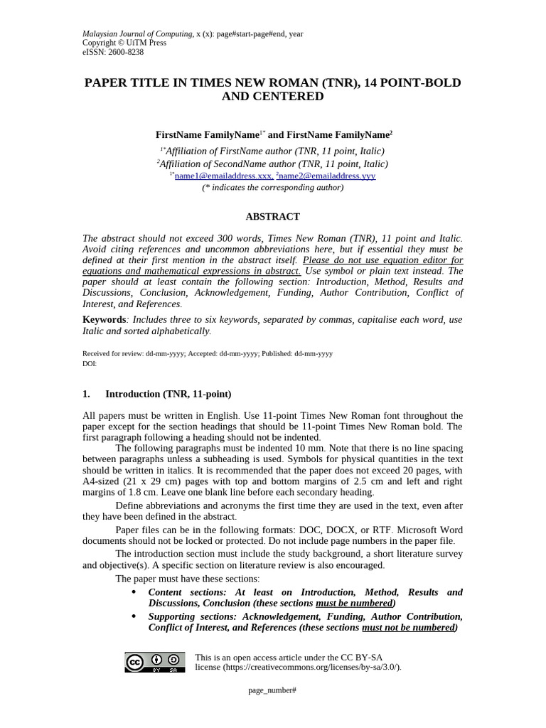 Malaysian Journal of Computing Guidelines | PDF