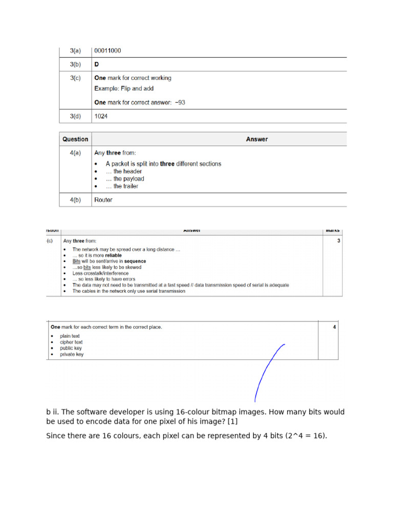 Bitmap Image Encoding Calculations | PDF