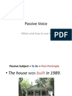 EAL 3 Passive Voice When and How