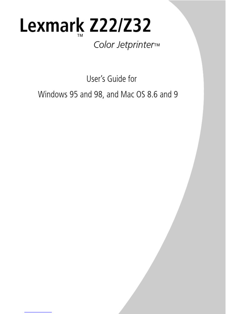 Color Jetprintertm z22 | PDF | Printer (Computing) | Paper