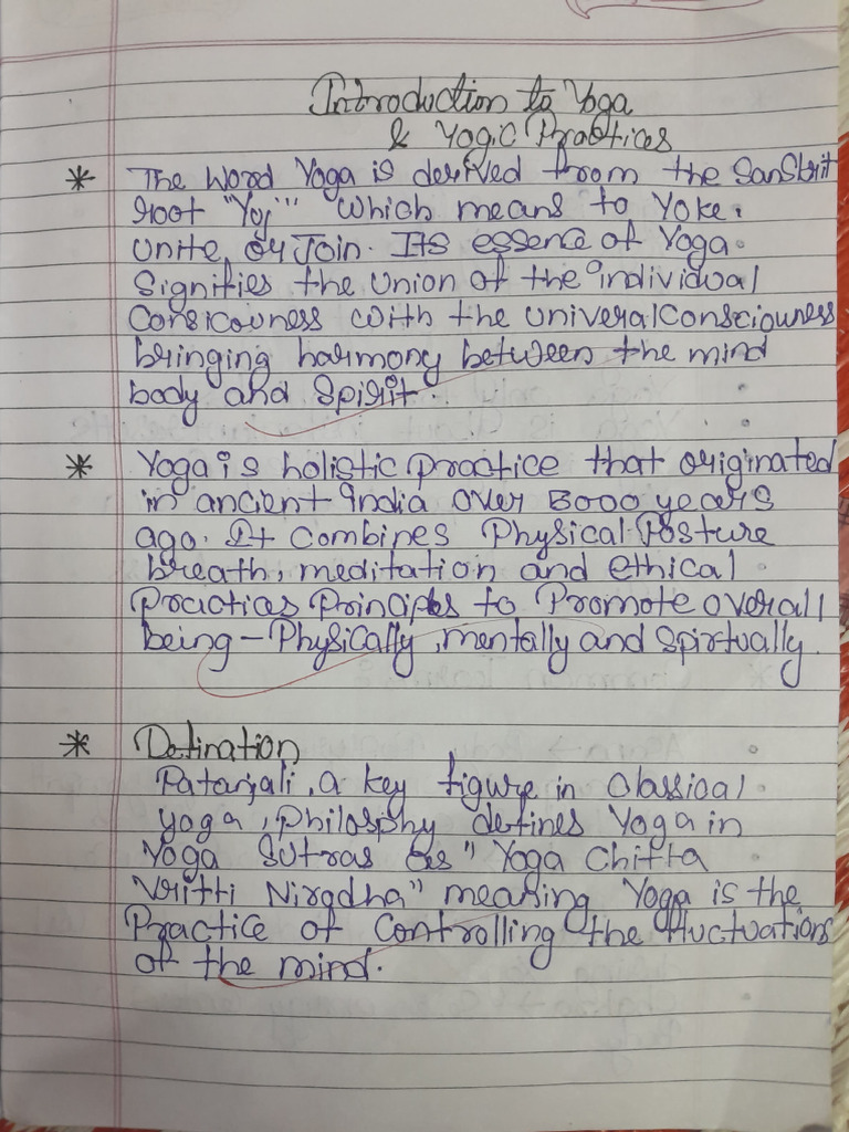 Yoga Notes 11 | PDF