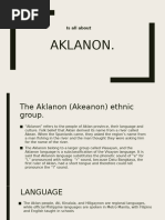 Aklanon Language Overview and Resources | PDF | Symbols | Human ...