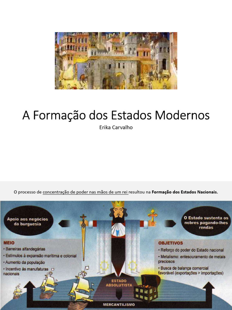 Formação dos Estados Modernos | PDF | Burguesia | Idade Média