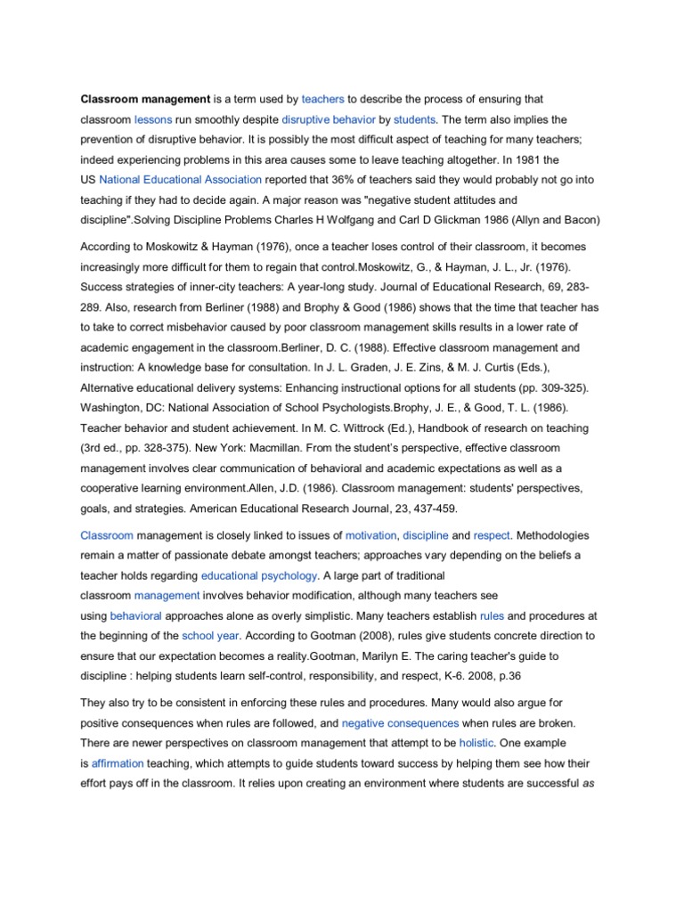 CLASSROOM MANAGEMENT PDF IN URDU visual data 2