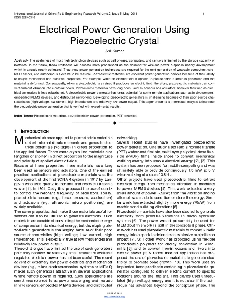 Piezoelectric polarization picture