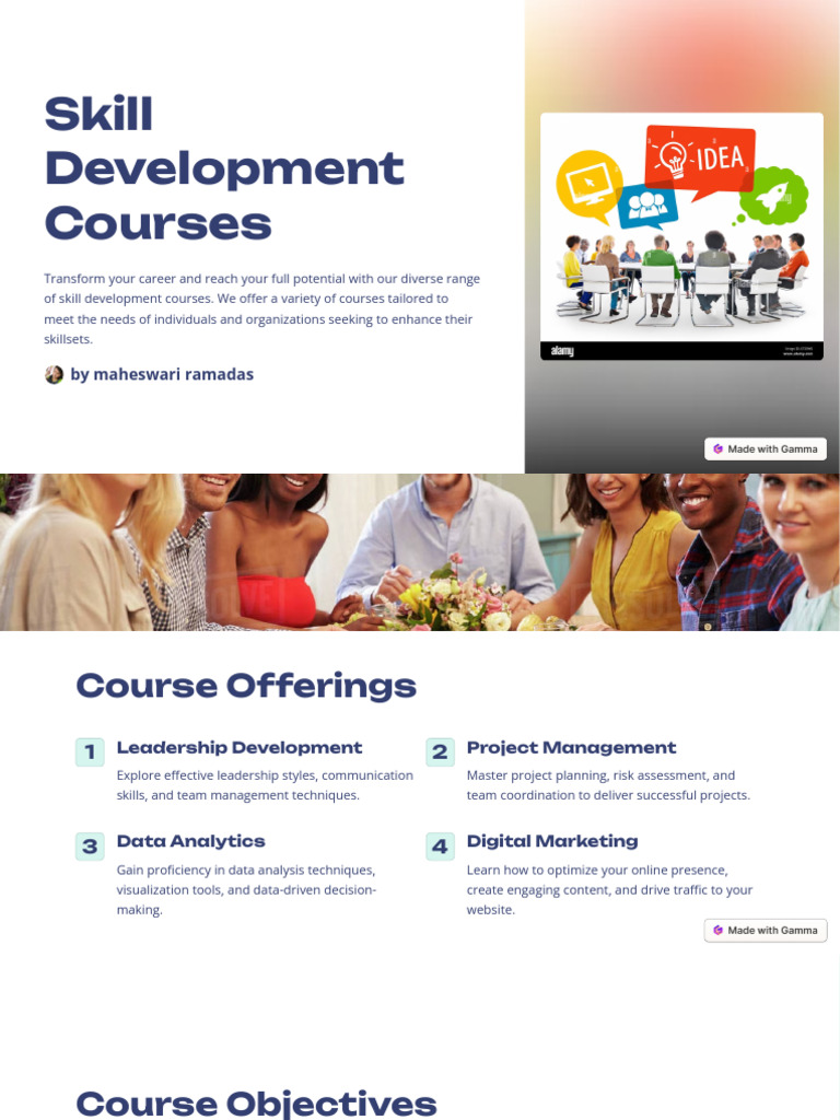 Skill Development Courses | PDF | Learning | Leadership
