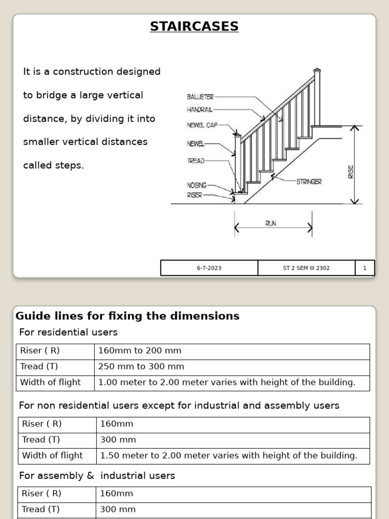 Cantilever Staircase Design Guidelines | PDF | Stairs | Civil Engineering