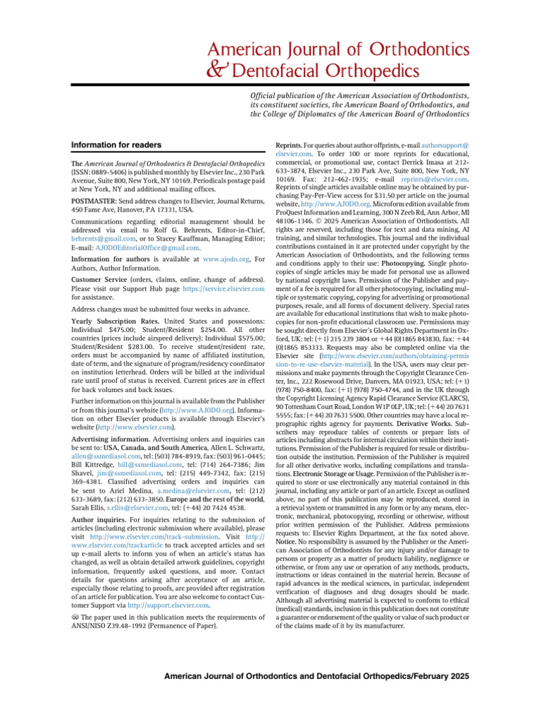 Information For Readers - Ymod | PDF | Elsevier