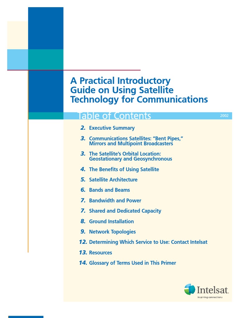 Satellite Technology for Communication Guide | PDF | Communications ...