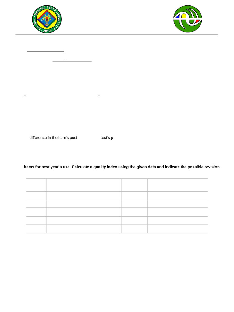 Test Item Quality Assessment Guide | PDF | Multiple Choice | Methodology
