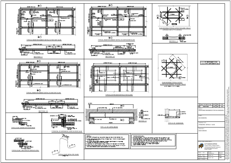 Typical Slab Reinforcement Details | PDF | Structural Engineering ...