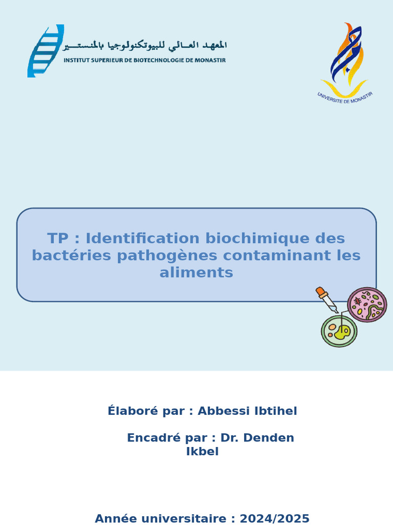 TP Microbio | PDF | Microbiologie | Bactérie