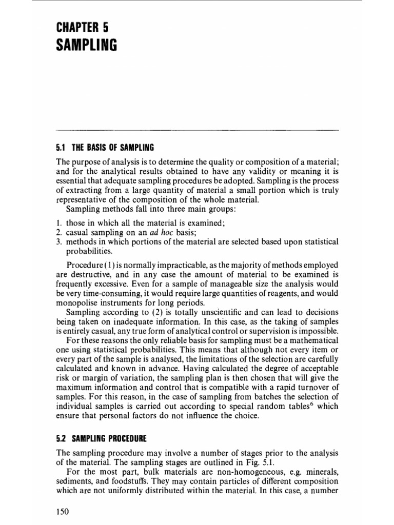 Sampling Unit 1 | PDF