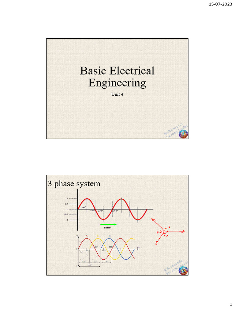 BEE UNIT 4 STUDY NOTES | PDF | Electromagnetic Induction | Transformer