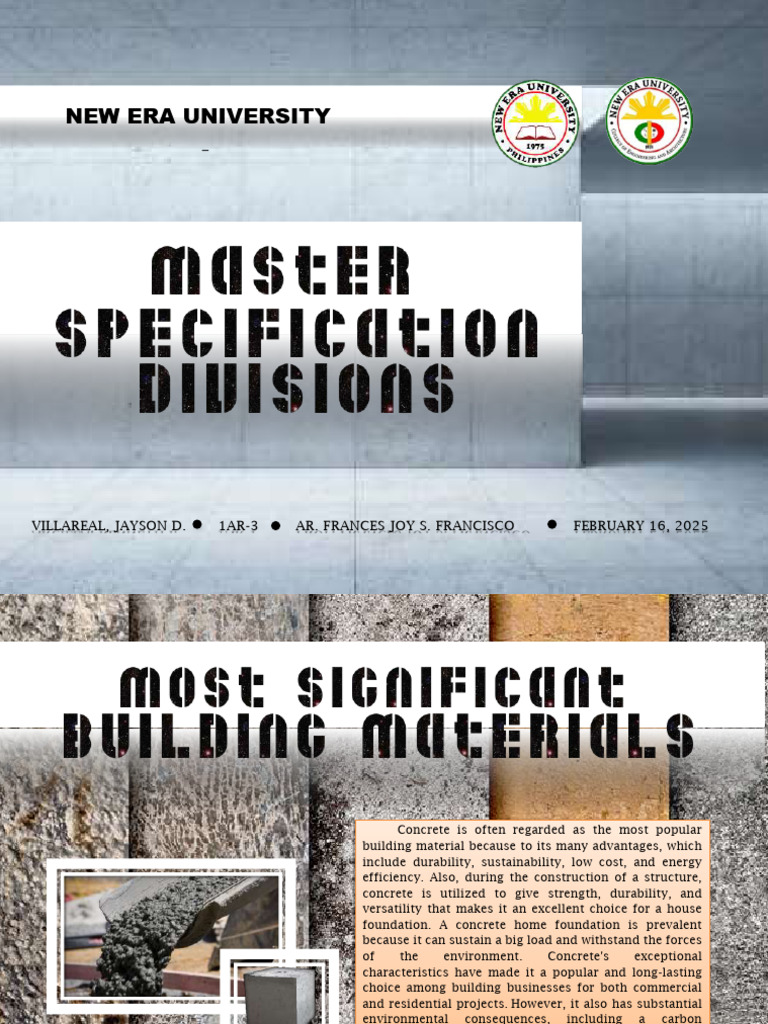 Comprehensive Guide to Building Materials | PDF | Concrete | Rock (Geology)