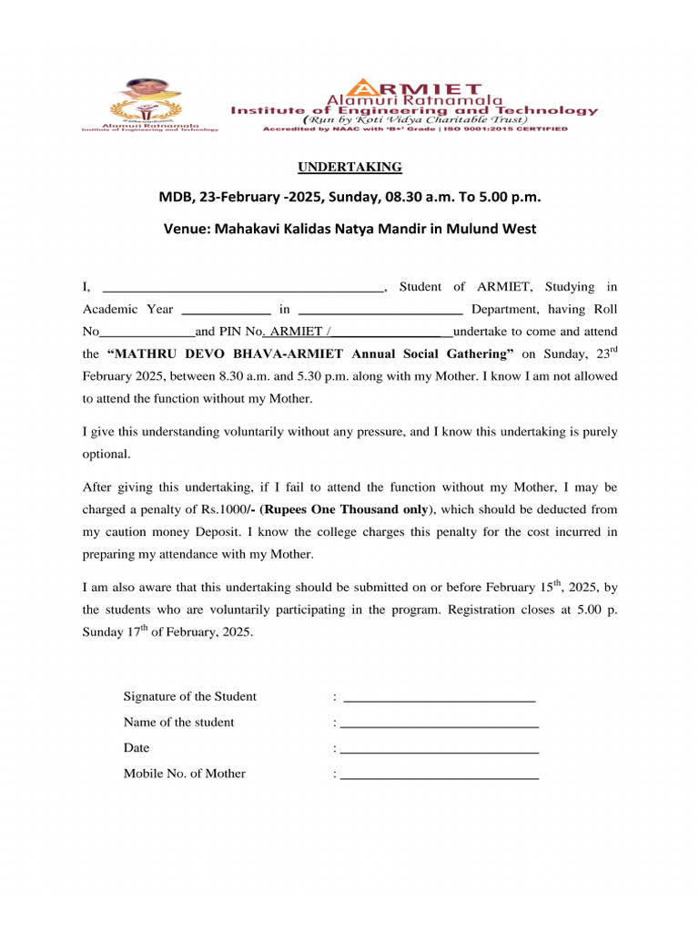Kiran Tatar-MDB 2023 - format-REGISTRATION FOR MDB | PDF