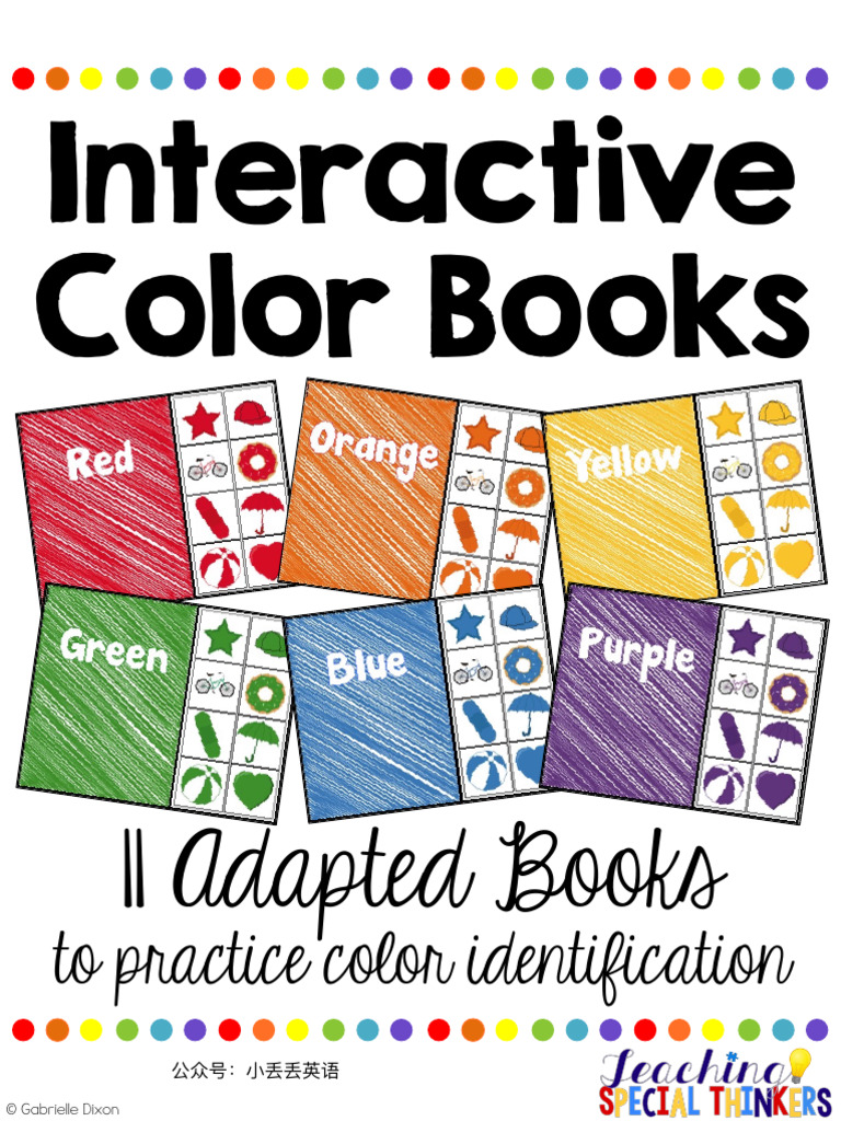 003.颜色（12本）-Adapted Books to Practice Colors | PDF