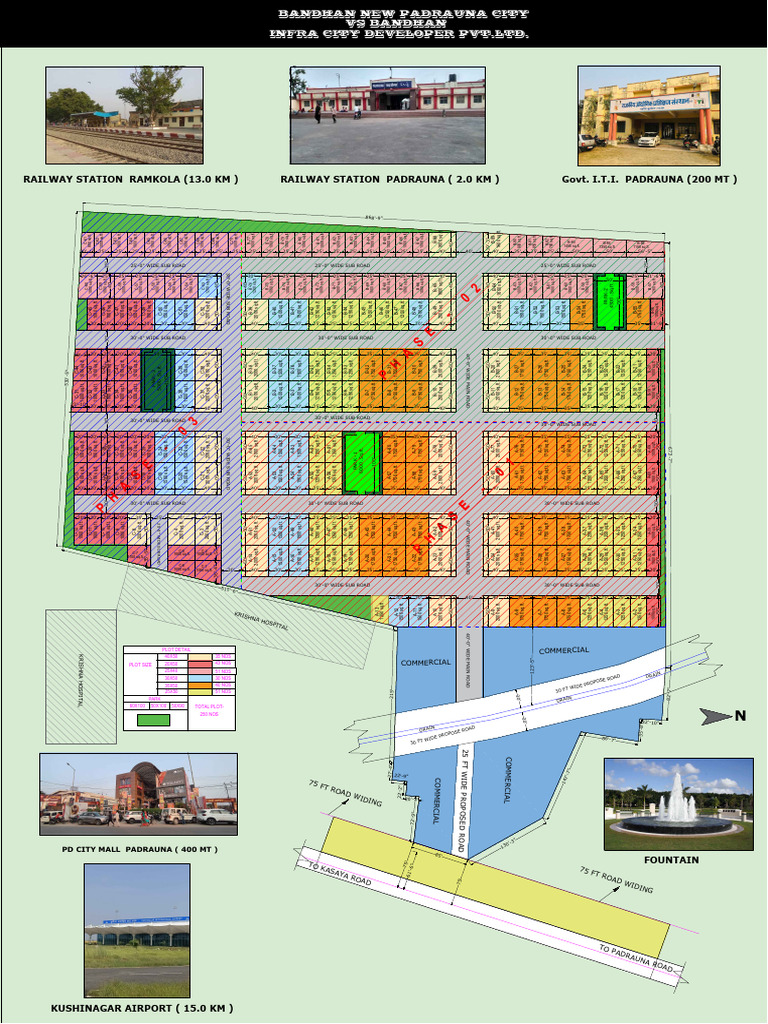 Proposed Road and Plot Details Document | PDF