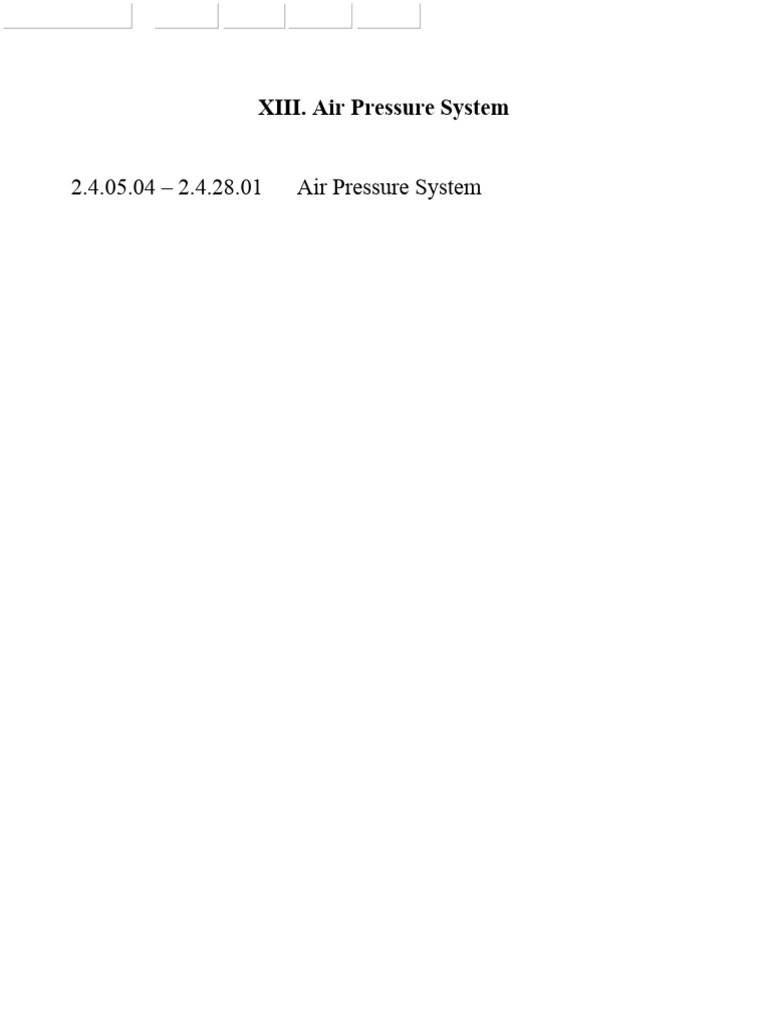 R994 - Air Pressure System | PDF