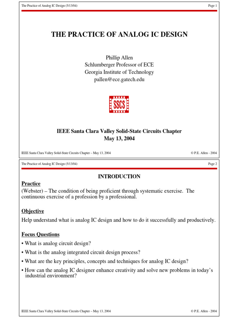 37102779-Allen-Practice-Analog (2) (2) | PDF | Electrical Network ...