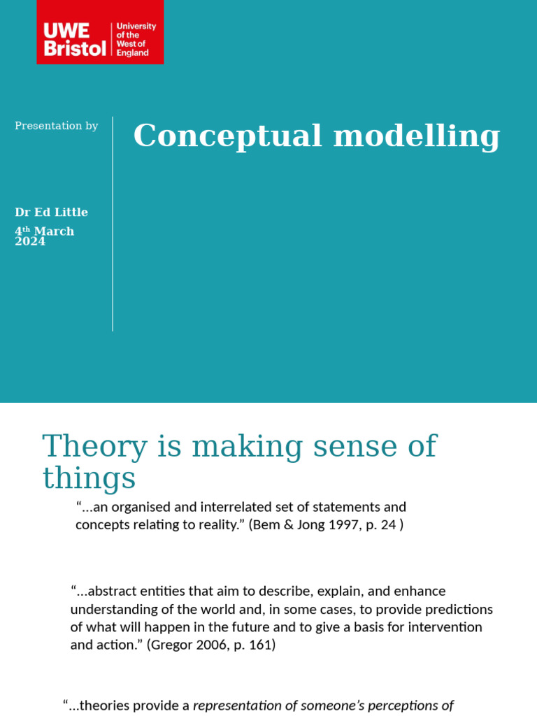 Understanding Conceptual Modelling Basics | PDF | Theory | Epistemology